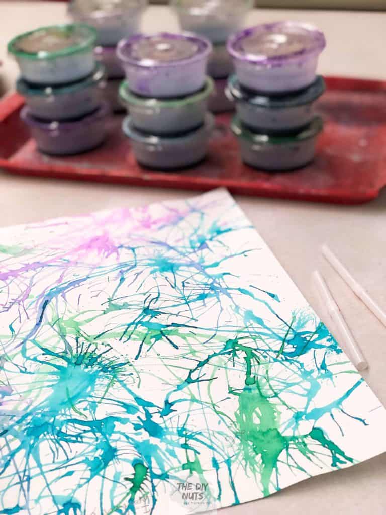 Jackson Pollock Inspired Art Project for Kids - The DIY Nuts