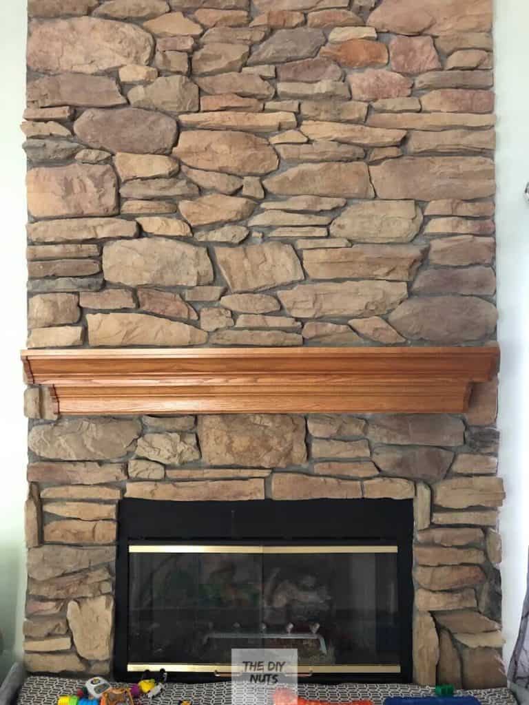 Diy Fireplace Makeover Ideas On A, Stone Wall Fireplace Makeover