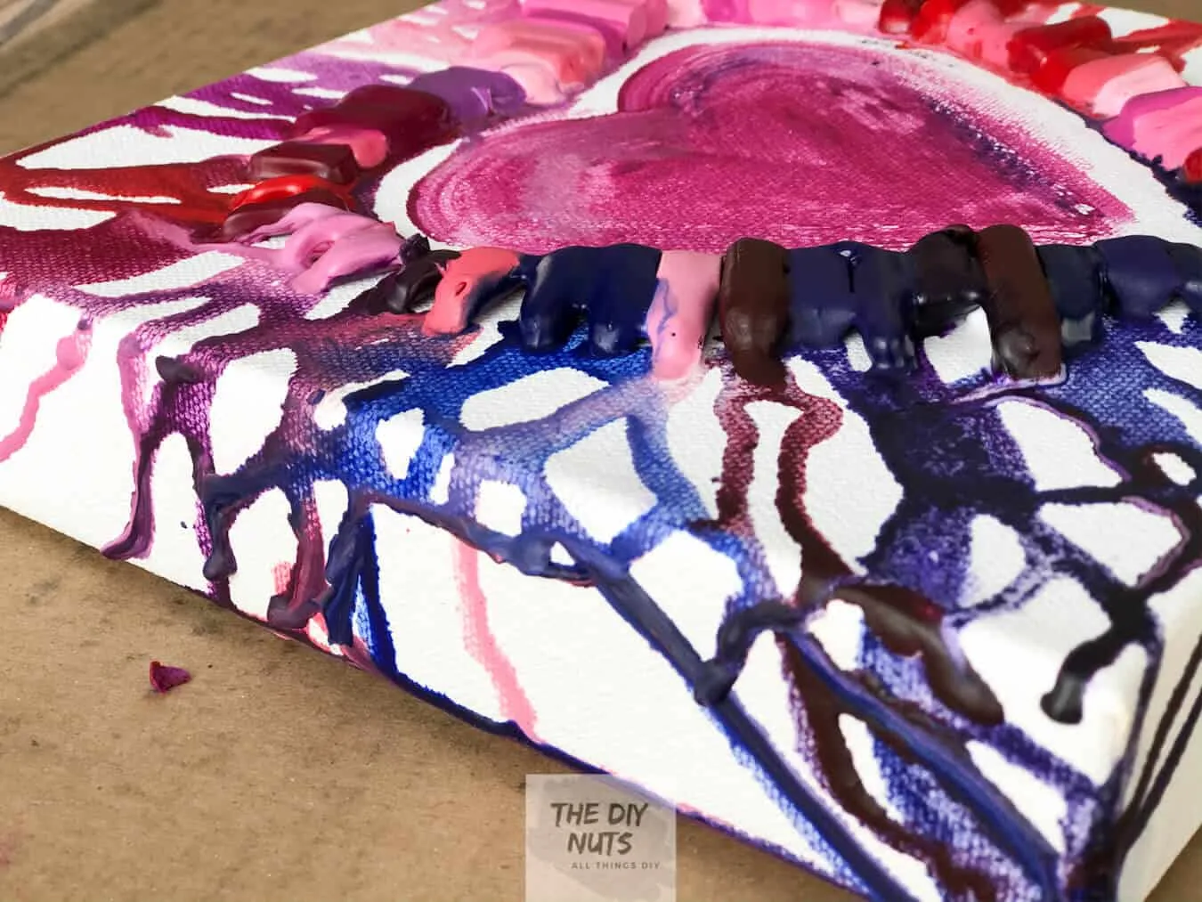 How to create melted crayon art