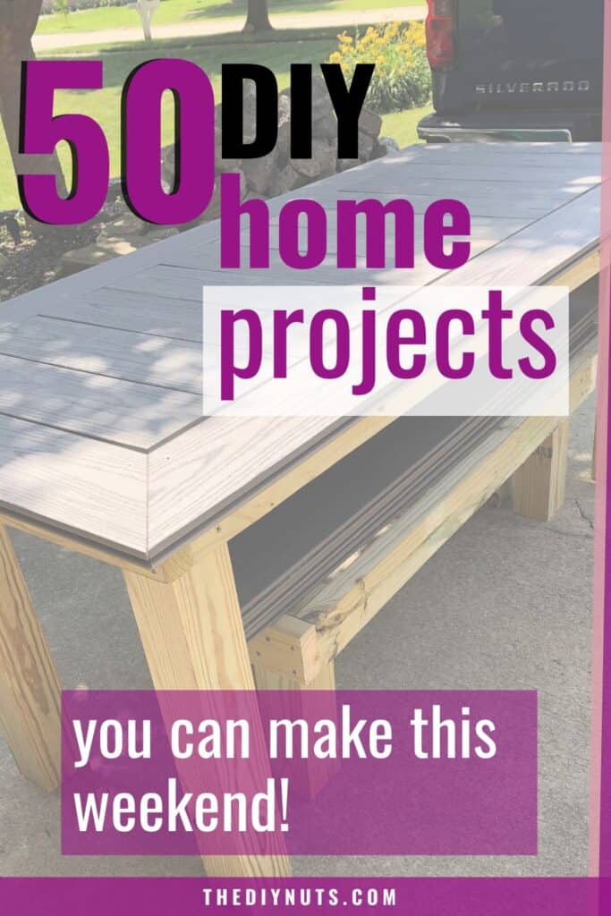 50 home diy projects to try this weekend