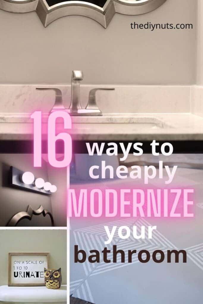 16 Cheap Ways To Makeover Your Bathroom