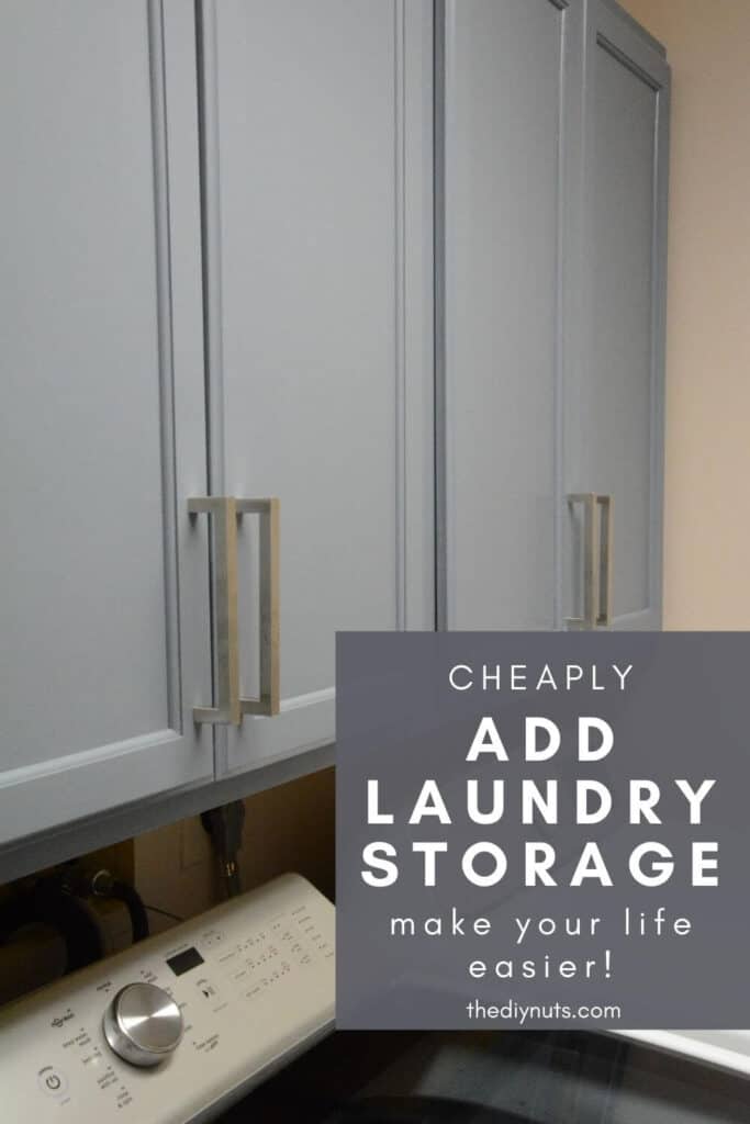 Clever Diy Laundry Room Cabinets, Laundry Room Storage Cabinets