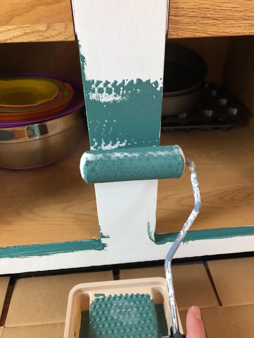 How To Repaint Painted (Our Green Kitchen The DIY Nuts