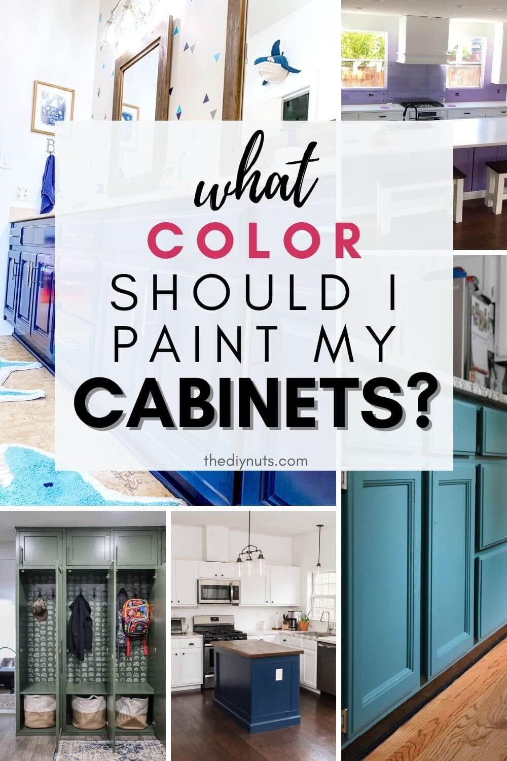 what color should I paint my cabinets with color ideas