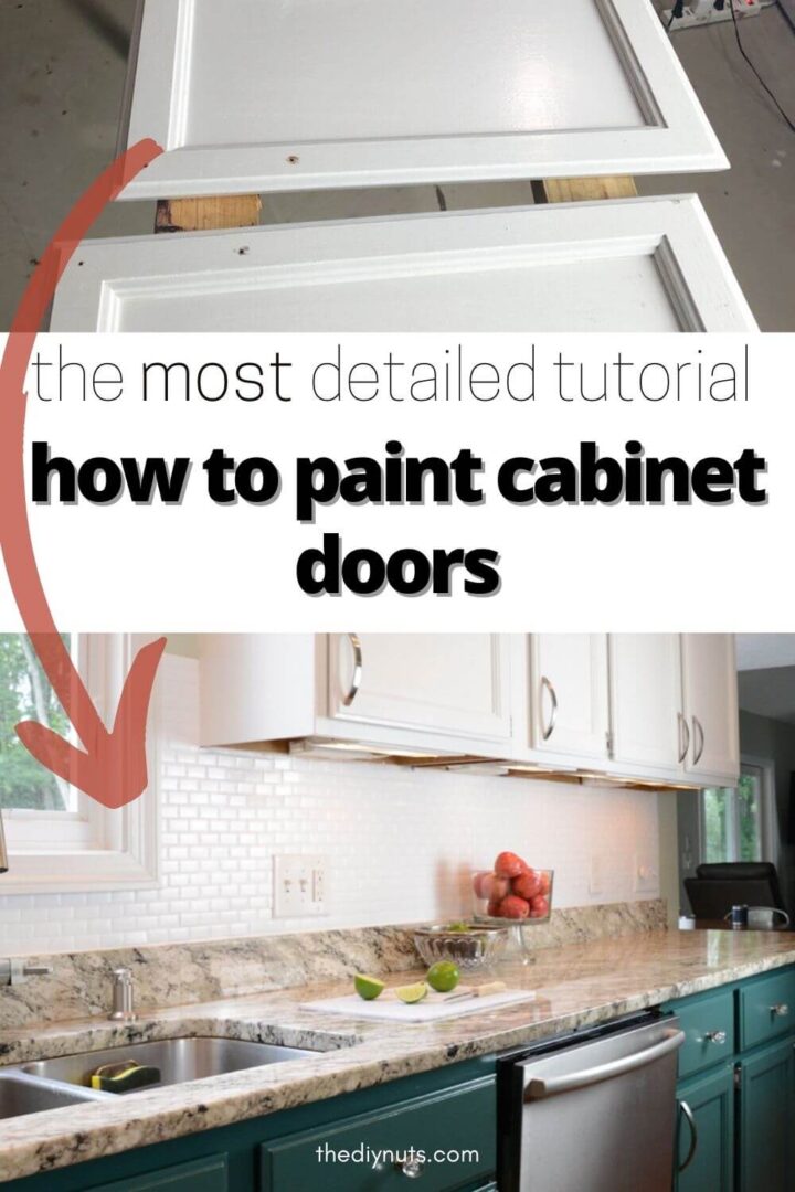 How To Easily Paint Cabinet Doors - The DIY Nuts