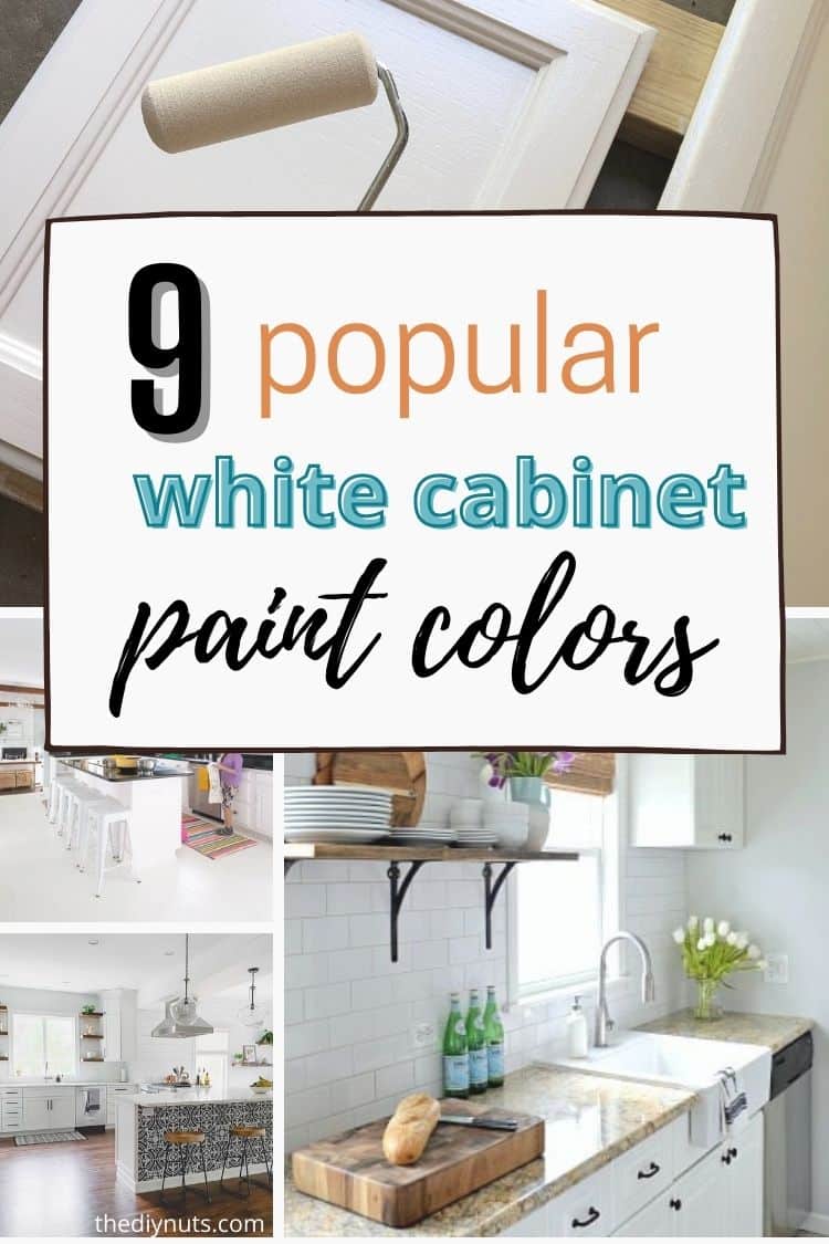 9 popular white cabinet paint colors