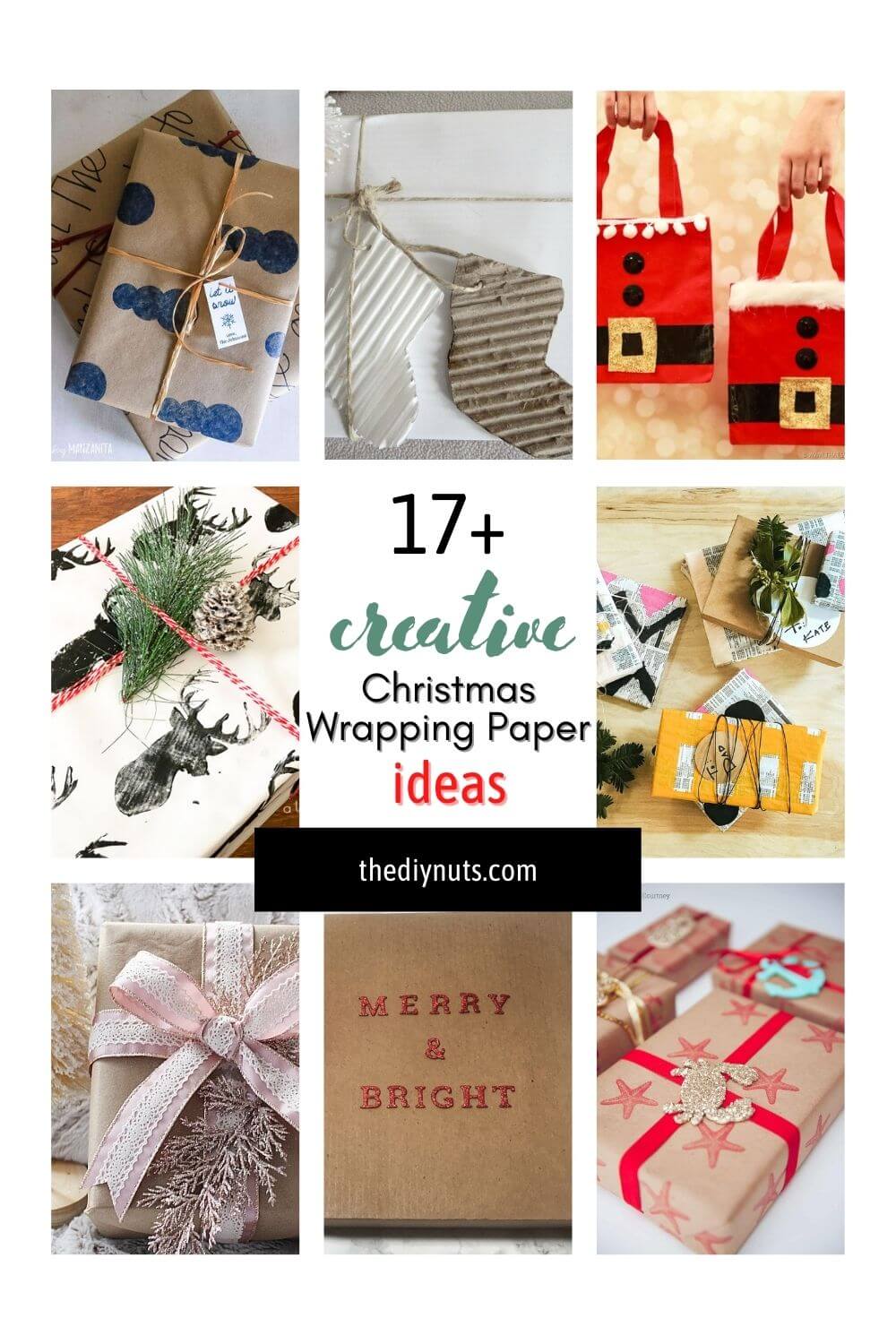 17+ creative Christmas wrapping paper ideas