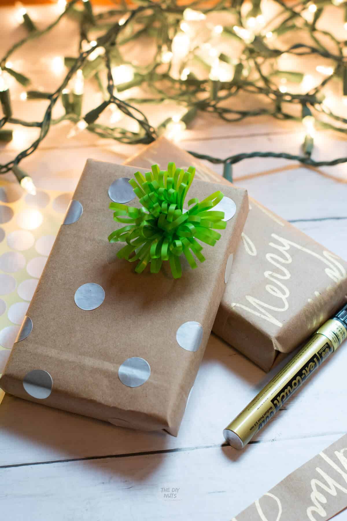 easy homemade wrapping paper ideas