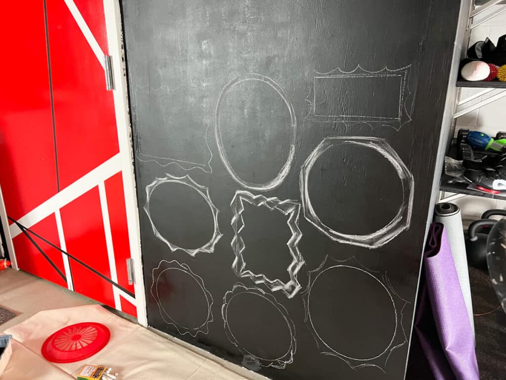 chalkboard frame idea