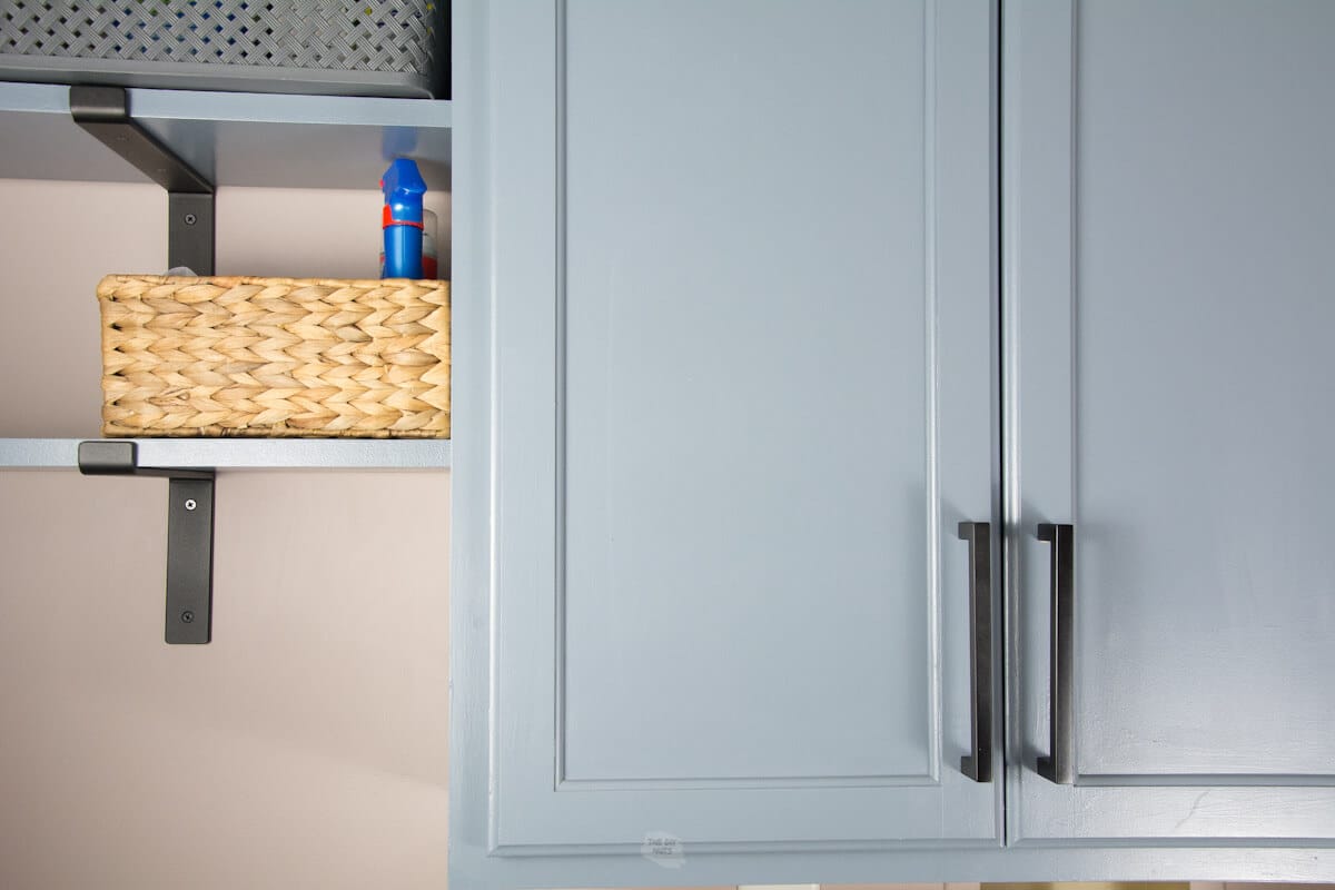 Easy DIY Laundry Room Cabinets & Shelving