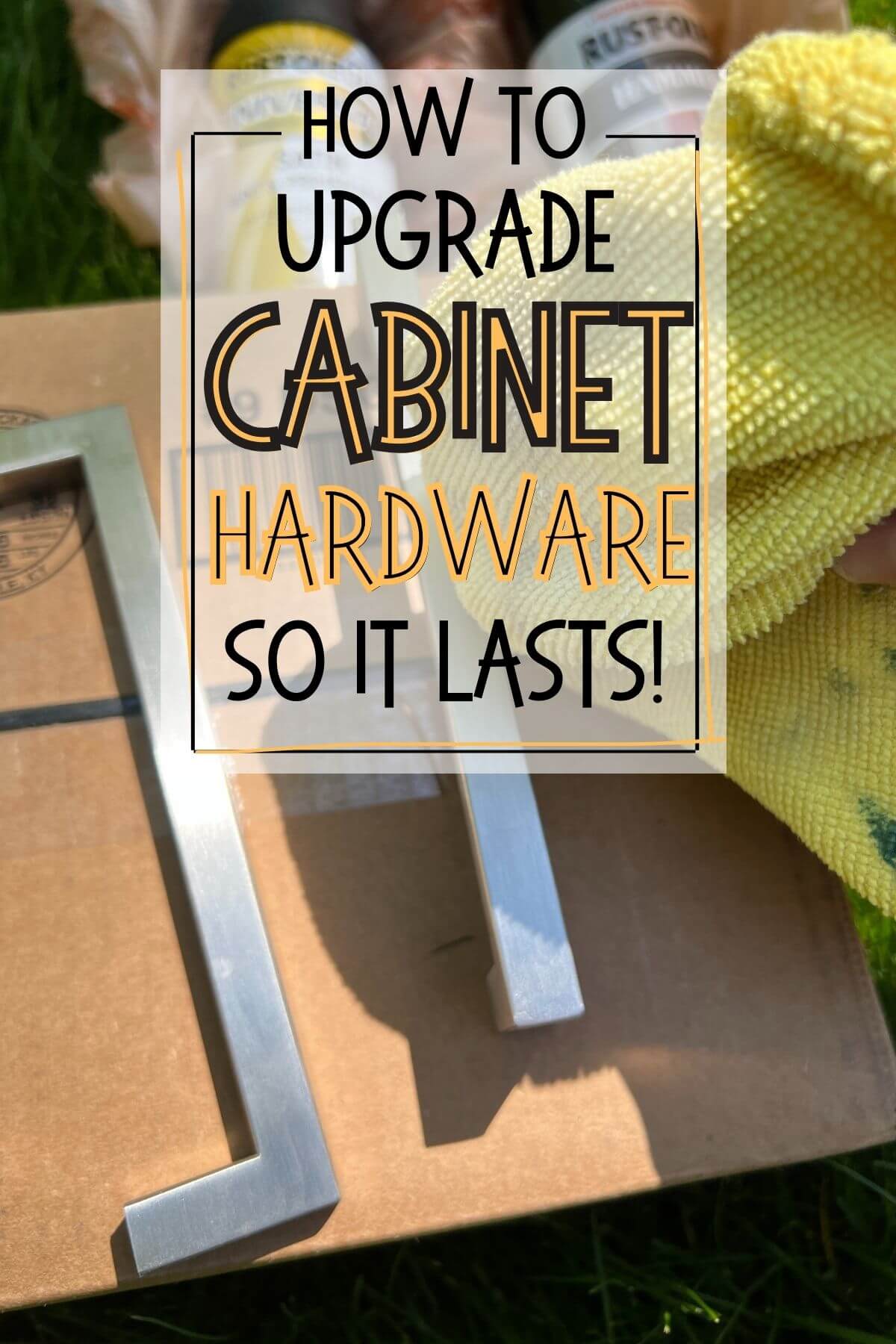 Image showcasing Painting Cabinet Hardware For An Easy Upgrade - The DIY Nuts