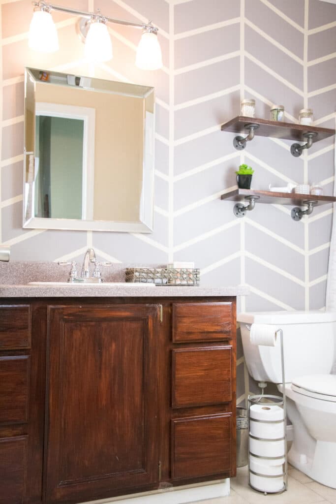 11 Stunning Bathroom Accent Wall Design Ideas - The DIY Nuts