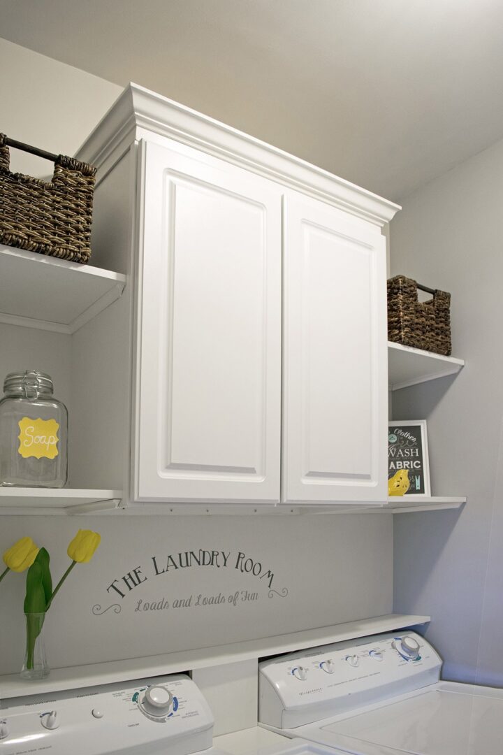 11 Unique DIY Laundry Room Shelves & Shelving Ideas The DIY Nuts