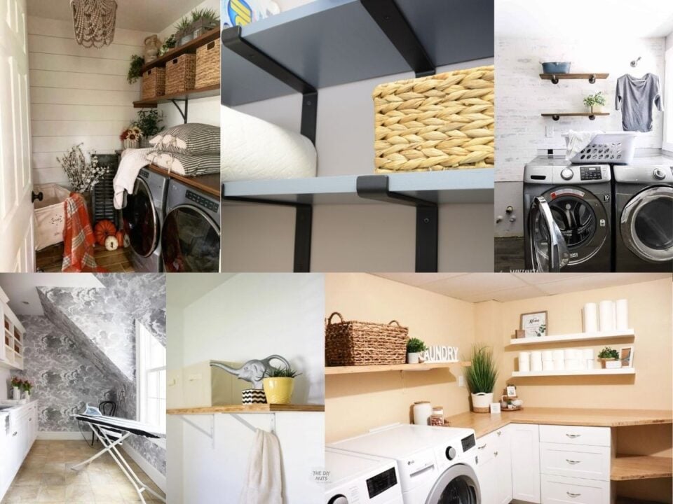 11 Unique DIY Laundry Room Shelves & Shelving Ideas The DIY Nuts