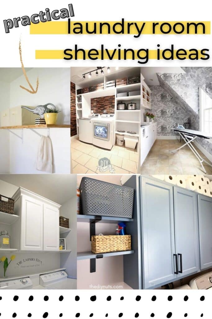 11 Unique DIY Laundry Room Shelves & Shelving Ideas The DIY Nuts