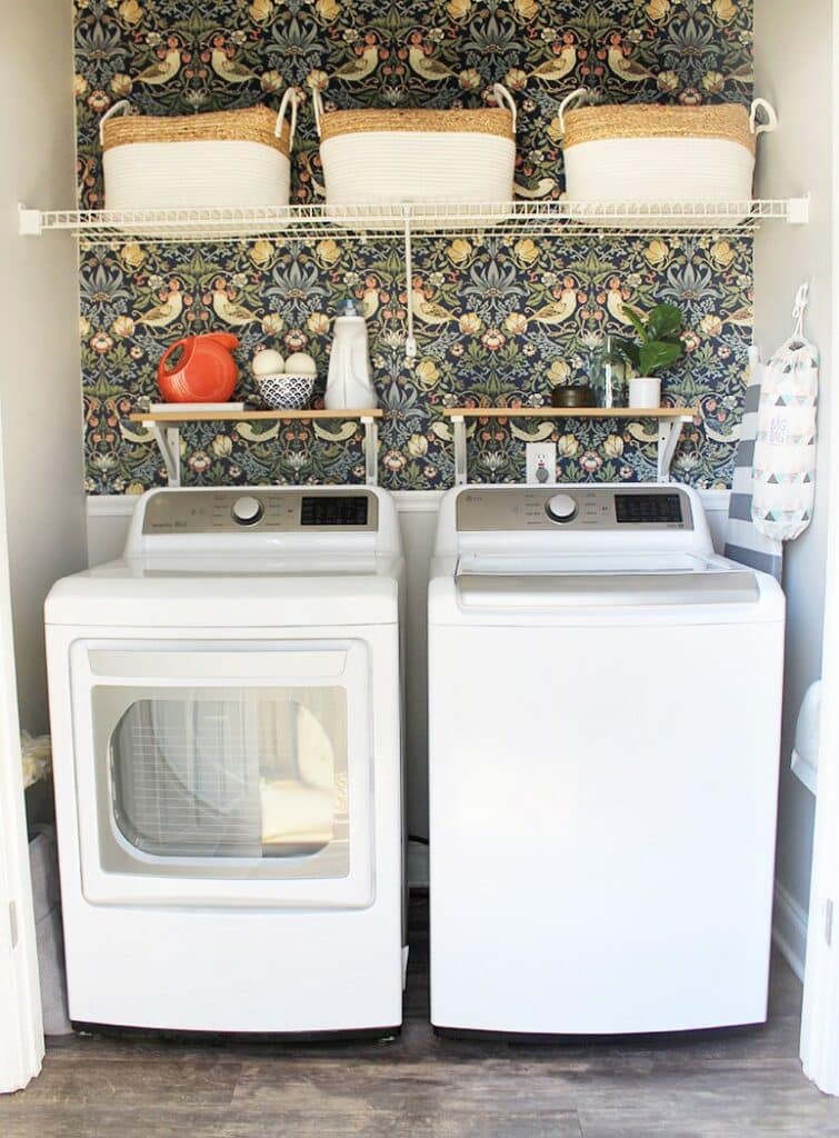 15 Unique DIY Laundry Room Shelves & Shelving Ideas - The DIY Nuts