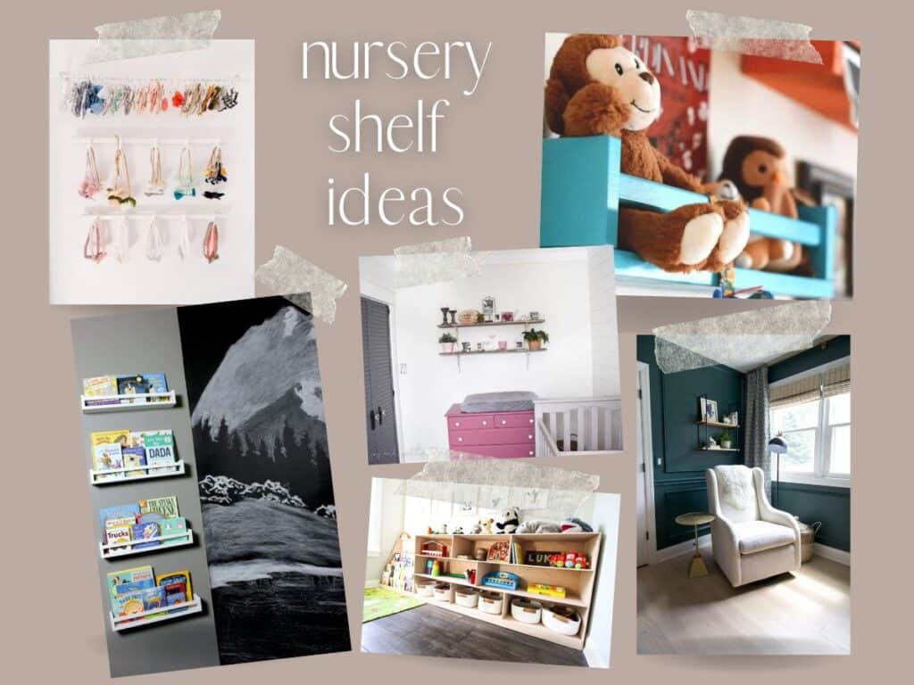Unique Nursery Shelving Design Ideas 25 Attractive Storage Ideas for ...