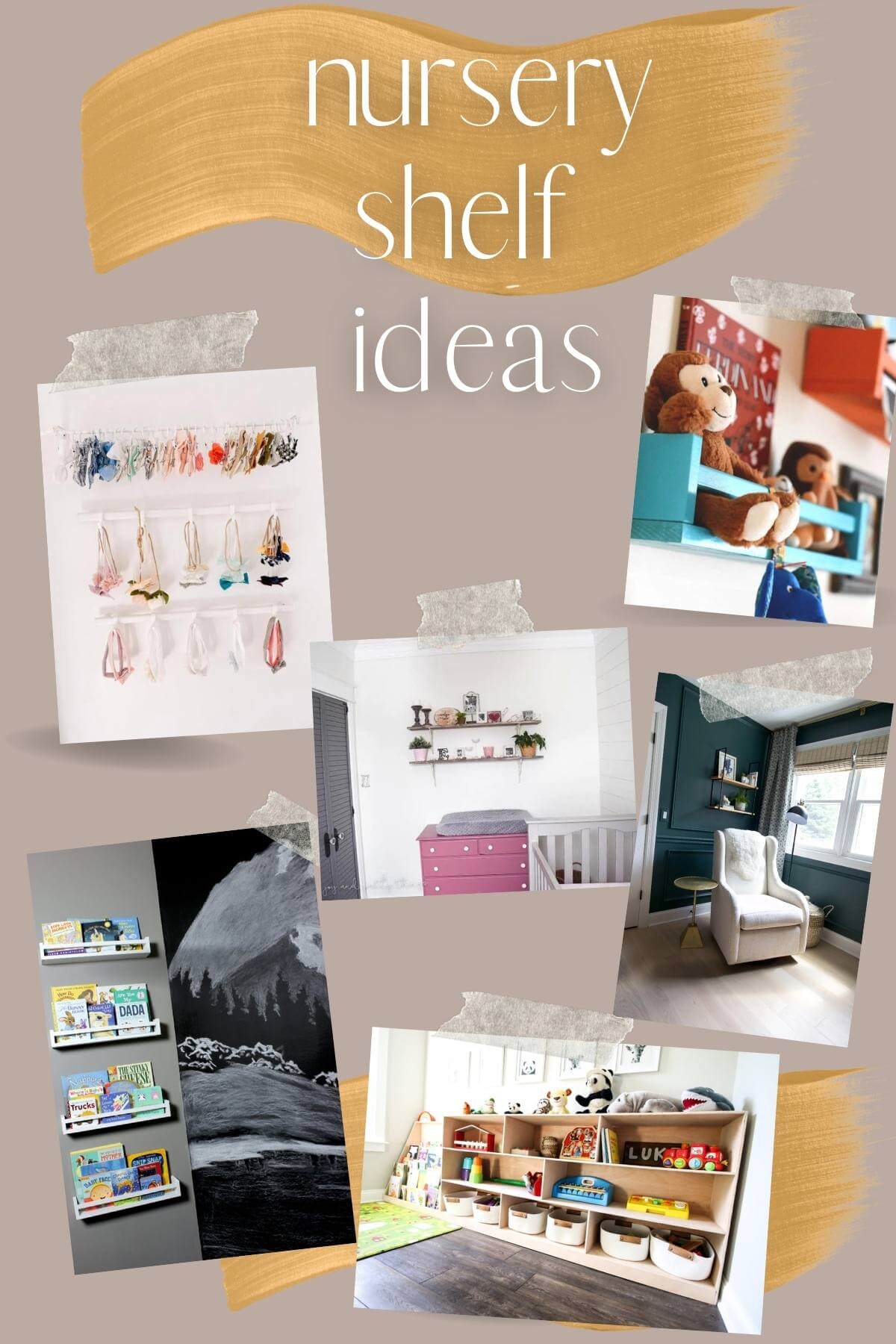 14 DIY Nursery Shelf Ideas Anyone Can Do! - The DIY Nuts