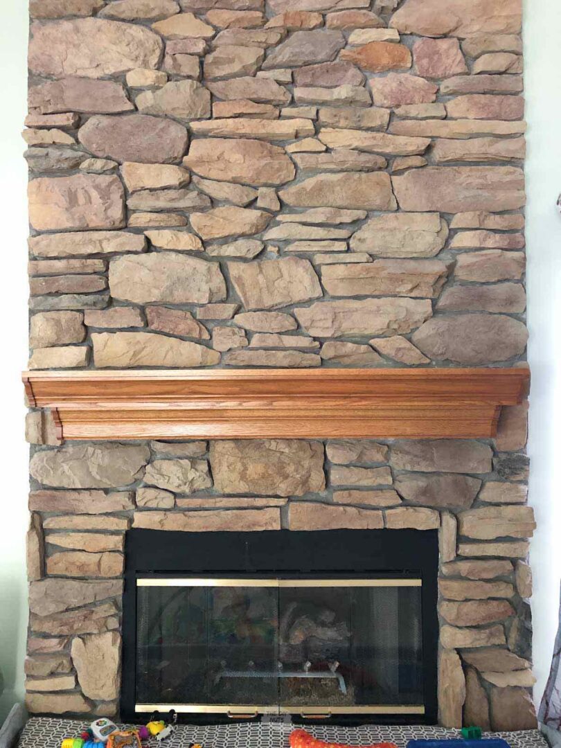 How To Paint A Fireplace Mantel White The DIY Nuts