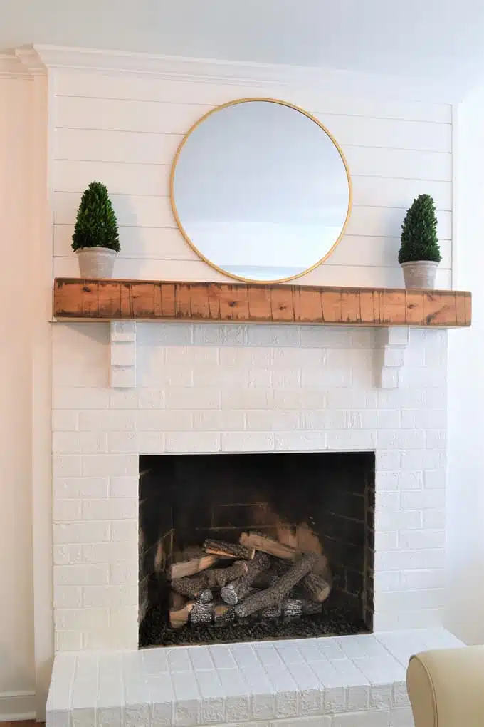 DIY Red Brick Fireplace Makeover Ideas - The DIY Nuts