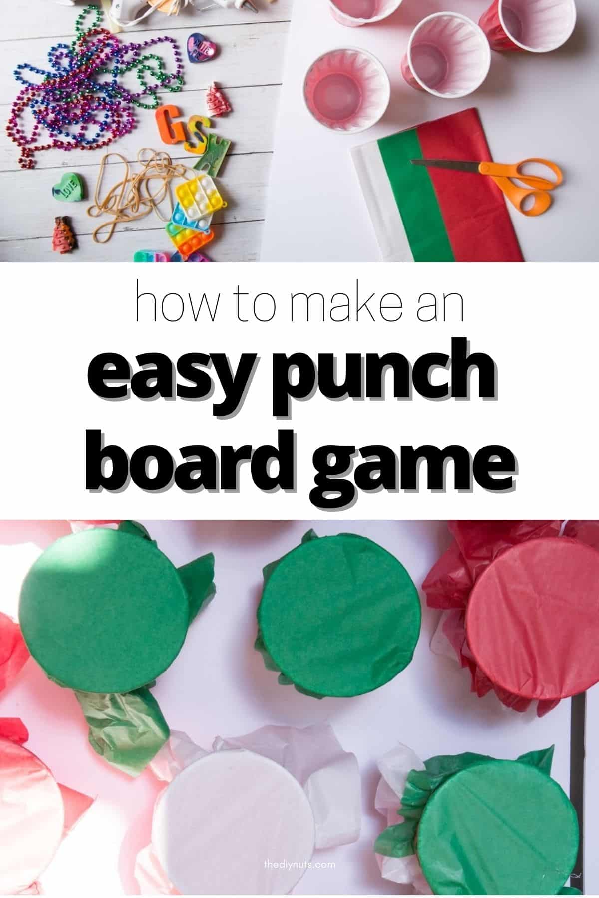 Prize Punch BoardEasy DIY Party Idea The DIY Nuts