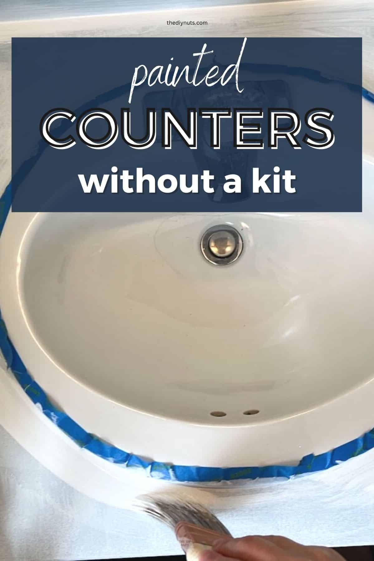 How To Paint Laminate Countertops (Not Using A Kit) - The DIY Nuts