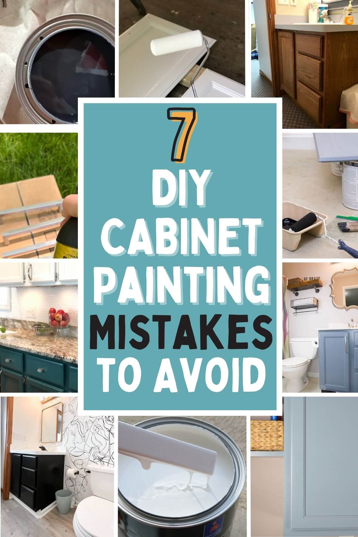 7 Mistakes to Avoid When Painting Cabinets + Our DIY Painting Tips ...