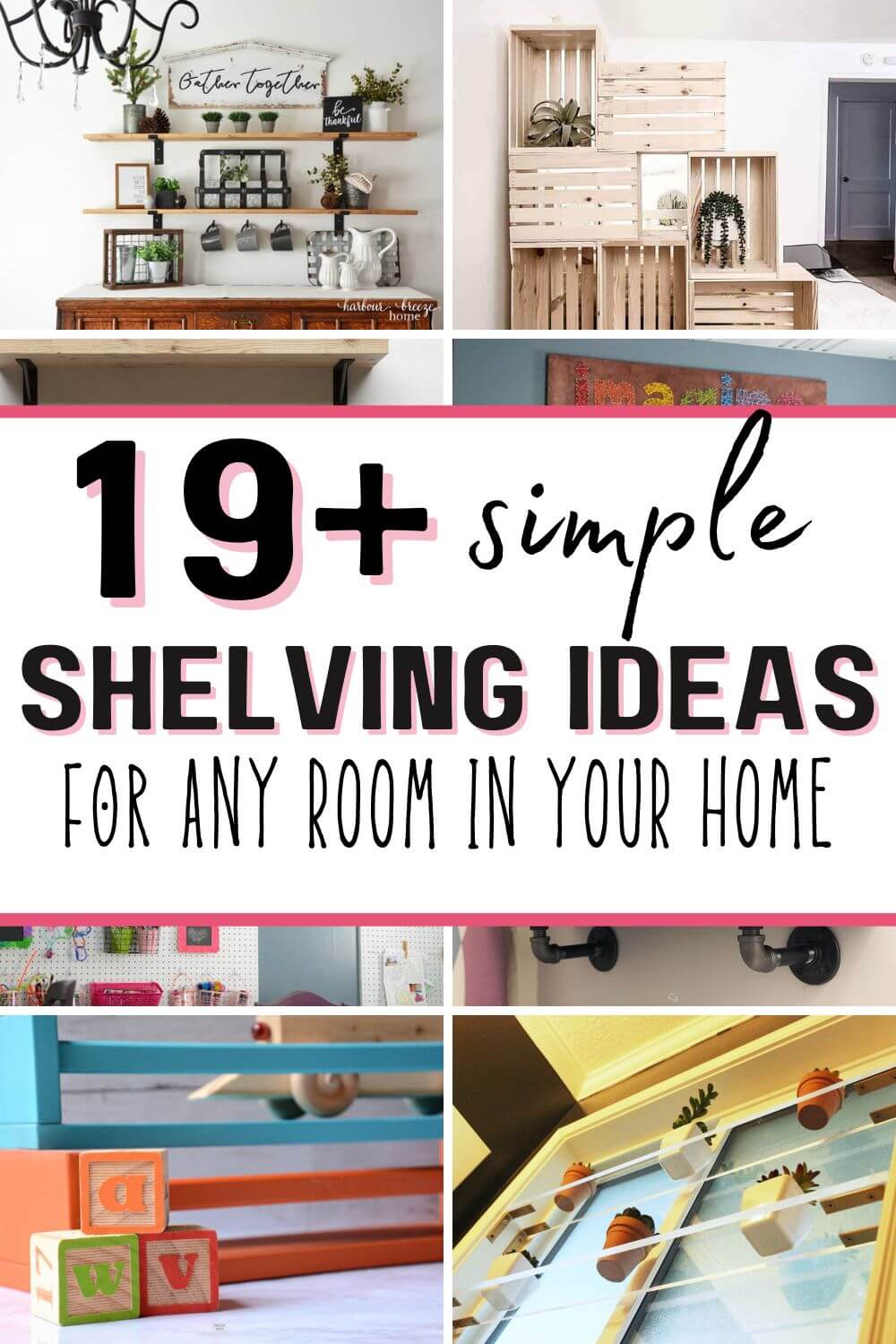 Curated visual reference: DIY Easy To Build Minimalist Shelving Unit With Power Strips Reference: 22 Easy Storage Shelving Ideas You Can DIY Today