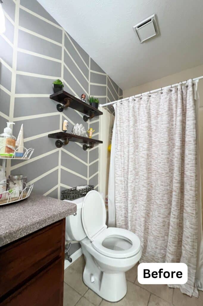 Modernize Your 90s Bathroom With A Boho Chic & Pastel Makeover - The ...